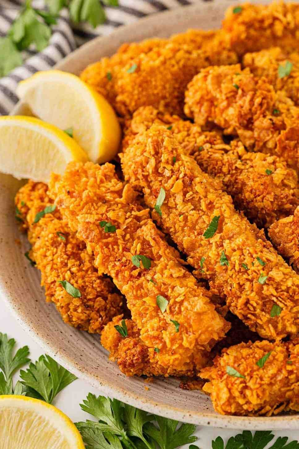 Lemon Crispy Fish Strips SR